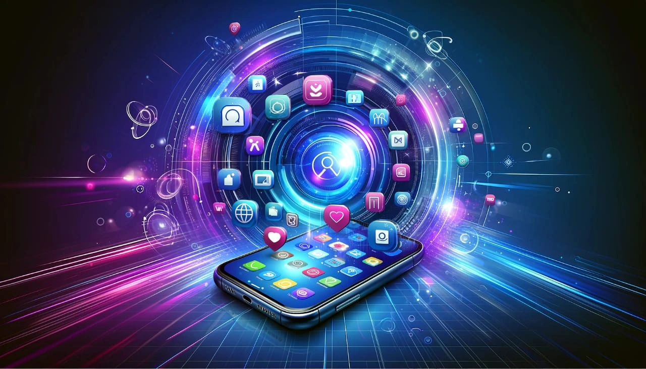 Developers working on mobile application design and development for iOS and Android Development platforms